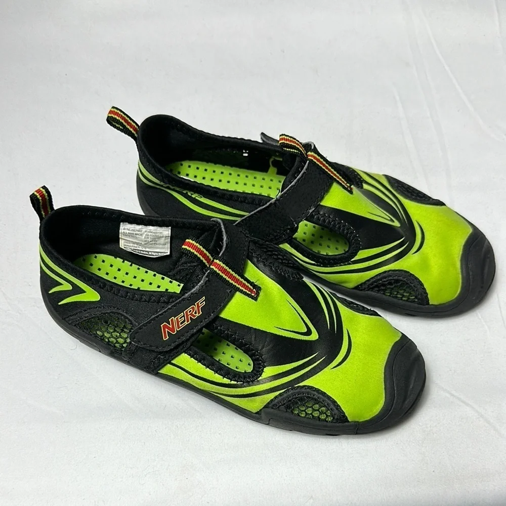 Nerf Green and Black Kids Water Adventure Shoes